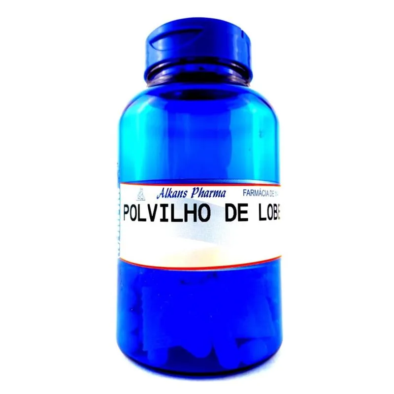 Combo 6 potes de Polvilho De Lobeira 360 Cápsulas Alk