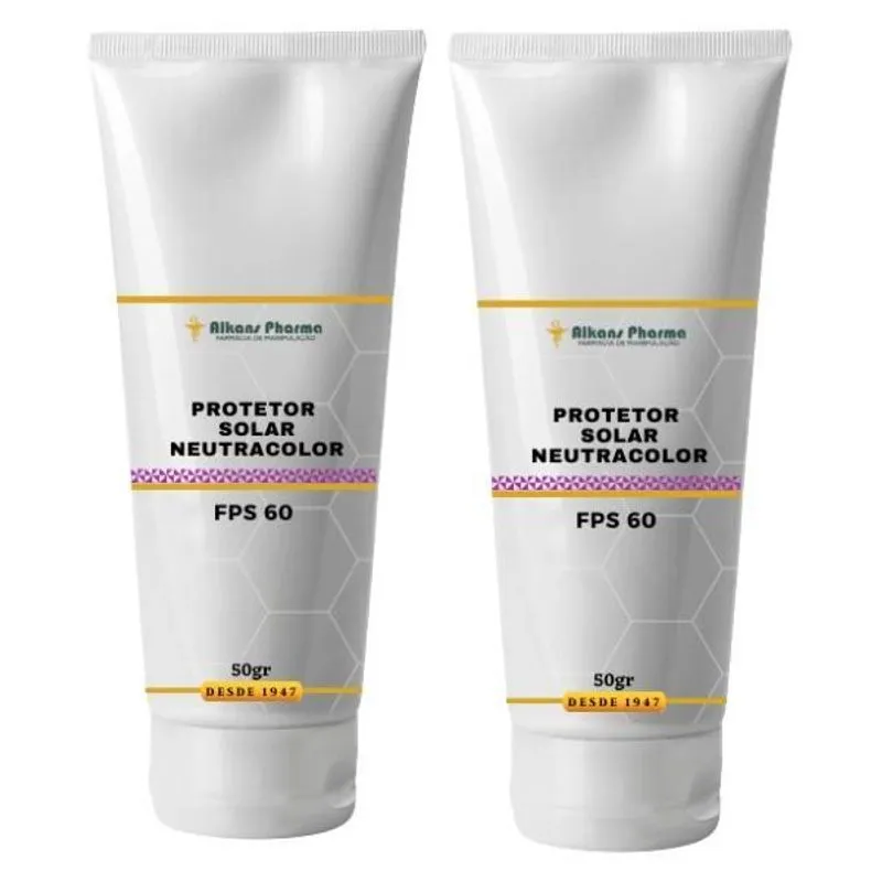 Combo De 2 Protetores Solares Fps 60 50 Gramas