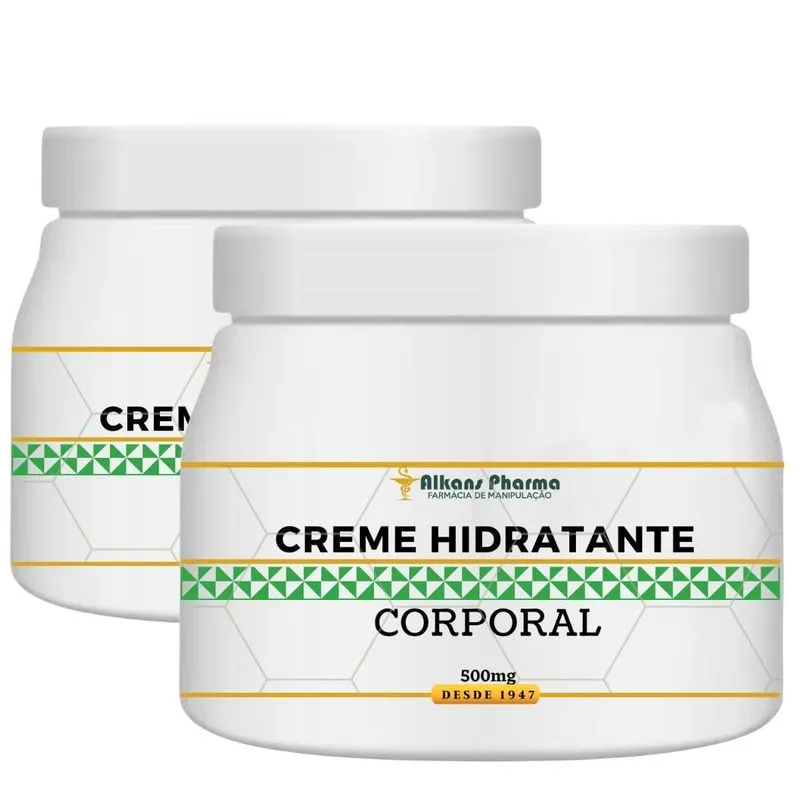 Combo 2 Potes De Cremes Corporais 500 Mg