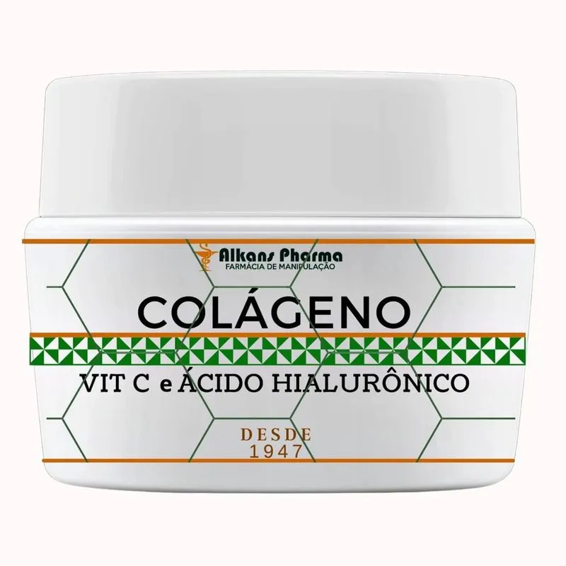 Colágeno Hidrolisado Com Vit C + Ac Hialurônico 200 Mg