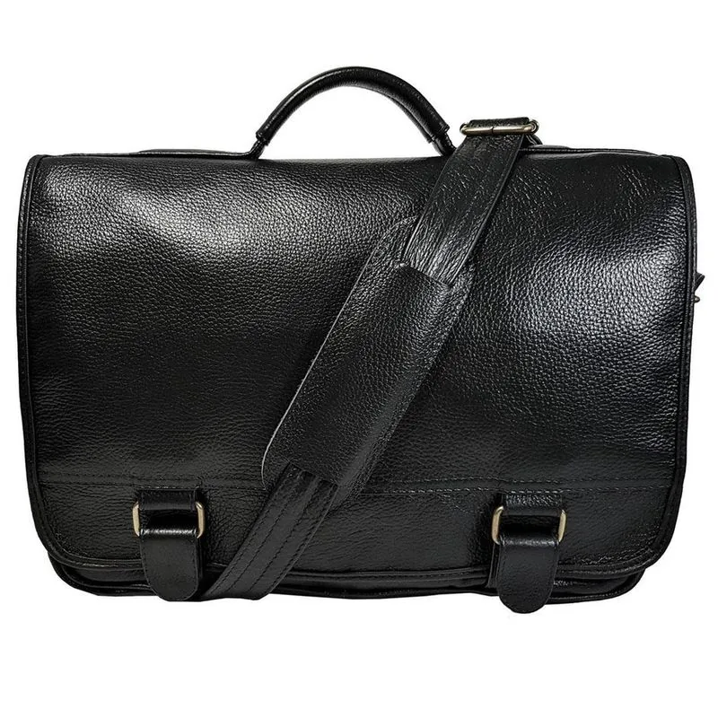 Bolsa Pasta Executiva De Couro Legítimo Notebook Documentos