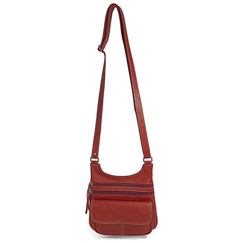 Bolsa Feminina Pequena Feita De Couro Alça Tiracolo