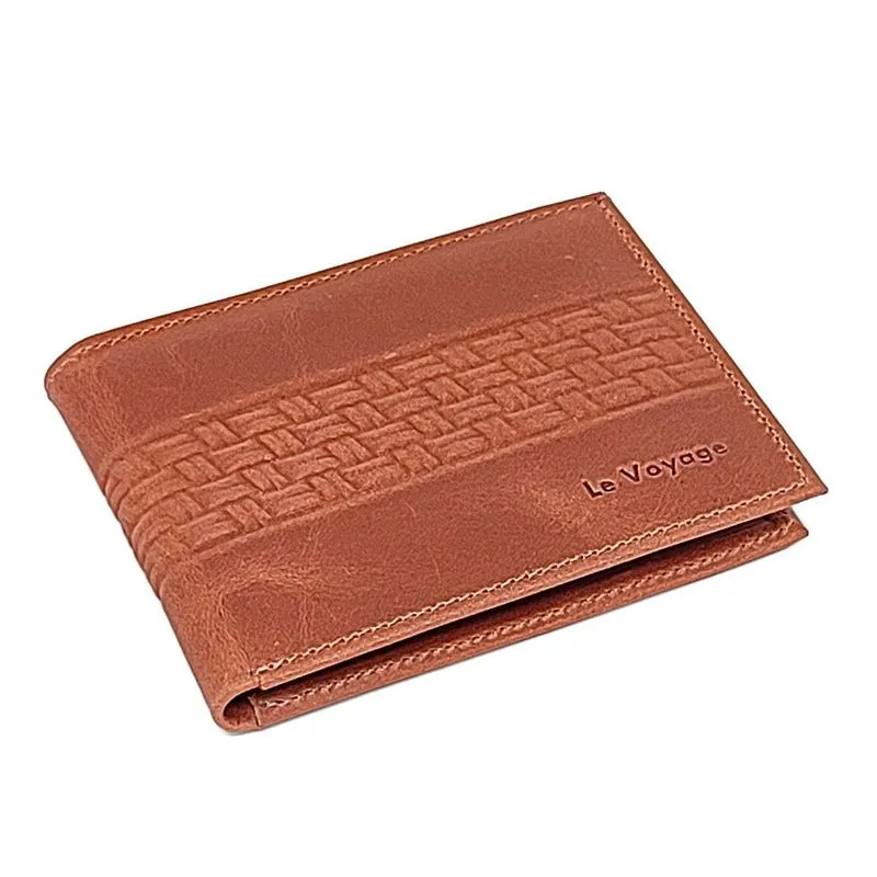 Carteira Slim Masculina De Couro Le Voyage Cnh Cartões Notas