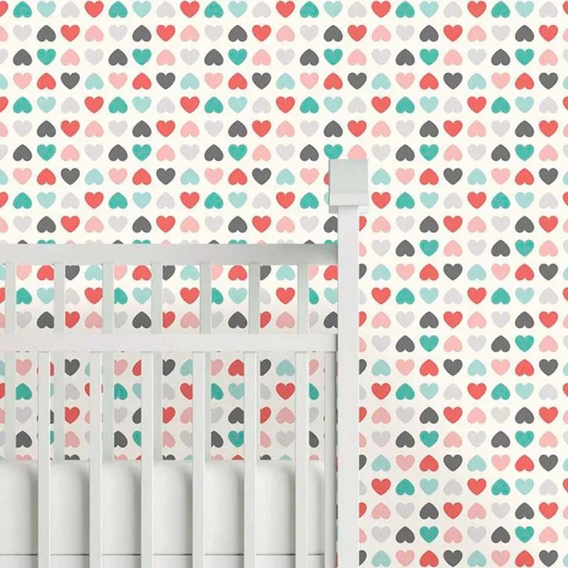 Papel De Parede Adesivo 3M Coração 201616781