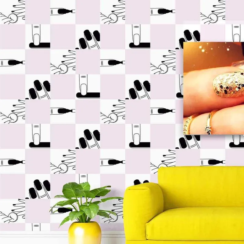 Papel De Parede Adesivo 3m Salão Beleza 1402888