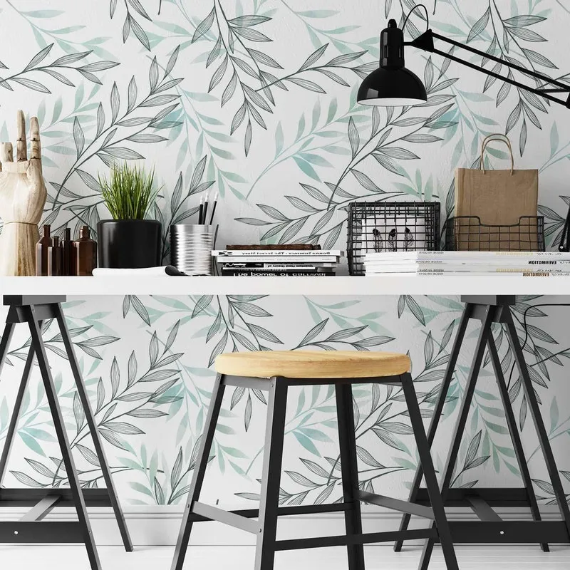 Papel De Parede Adesivo Folha N02174 Rolo 0,58X3M
