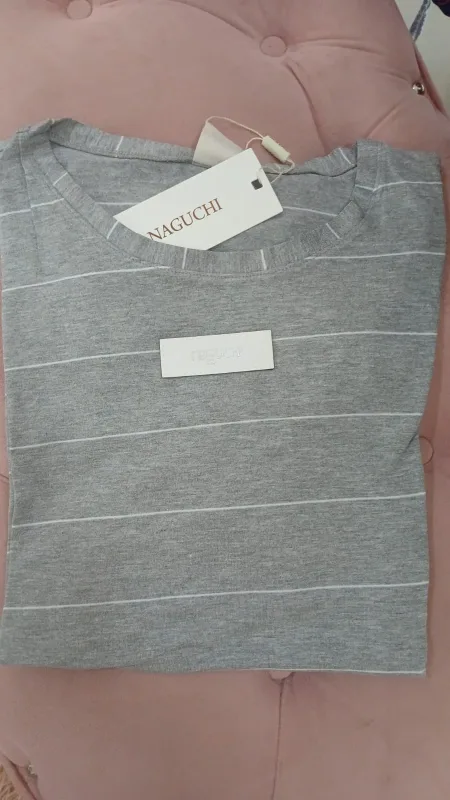 Blusa Listrada Manga Longa Naguchi