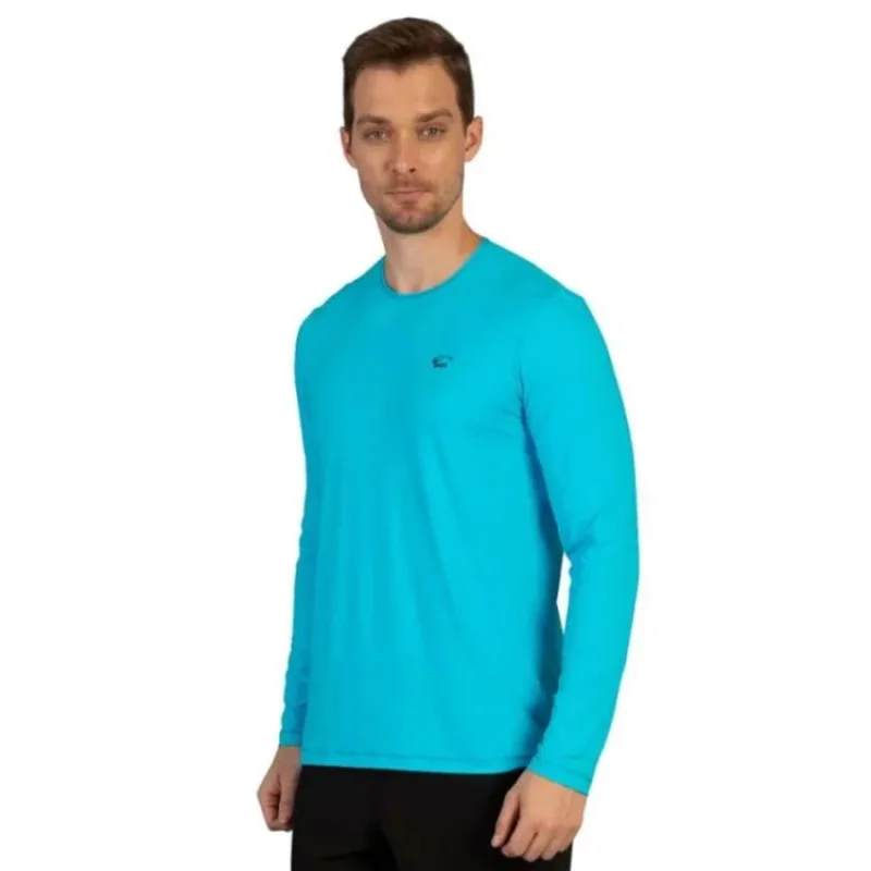 Blusa Sol UV Protection Masc G / TURQUESA