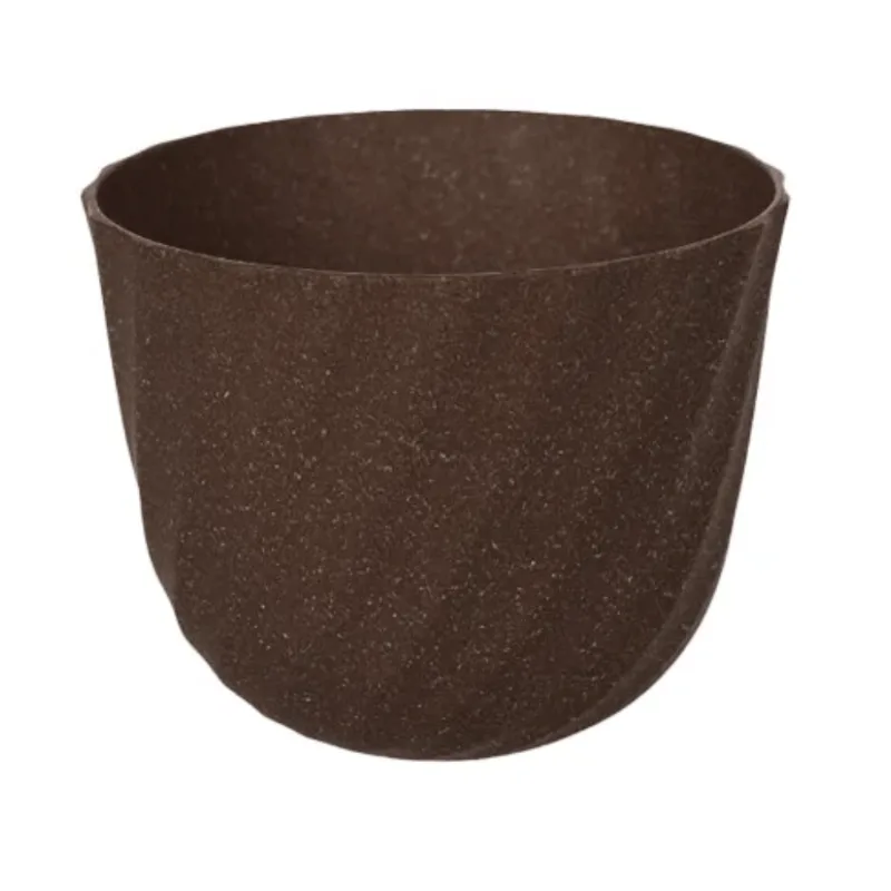 Vaso Moov P em Material Sustentável - Evo - IMBUIA