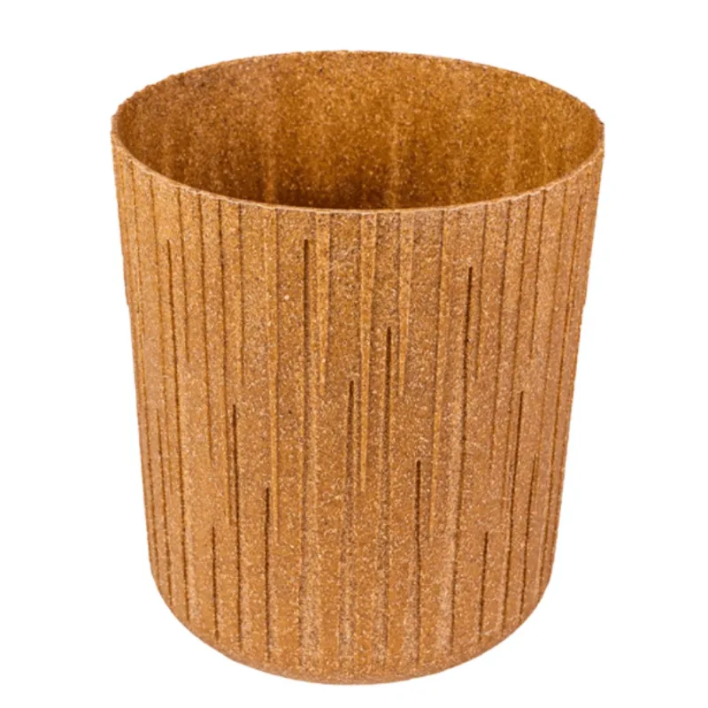 Vaso Tronco G em Material Sustentável - Evo - CEREJEIRA