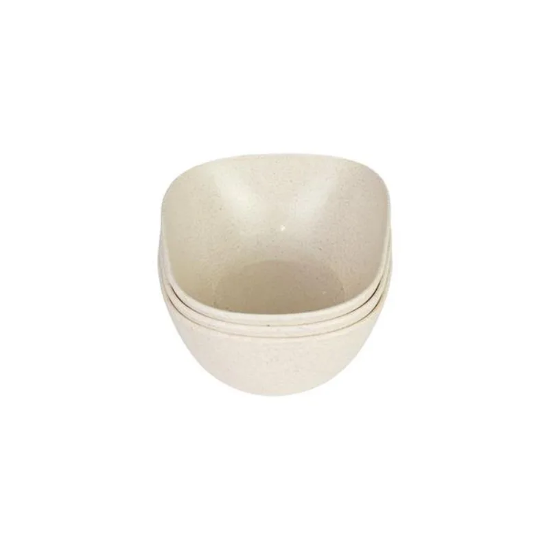 Jogo Evo Tigela Funny 450ml com 3 Peças Marfim