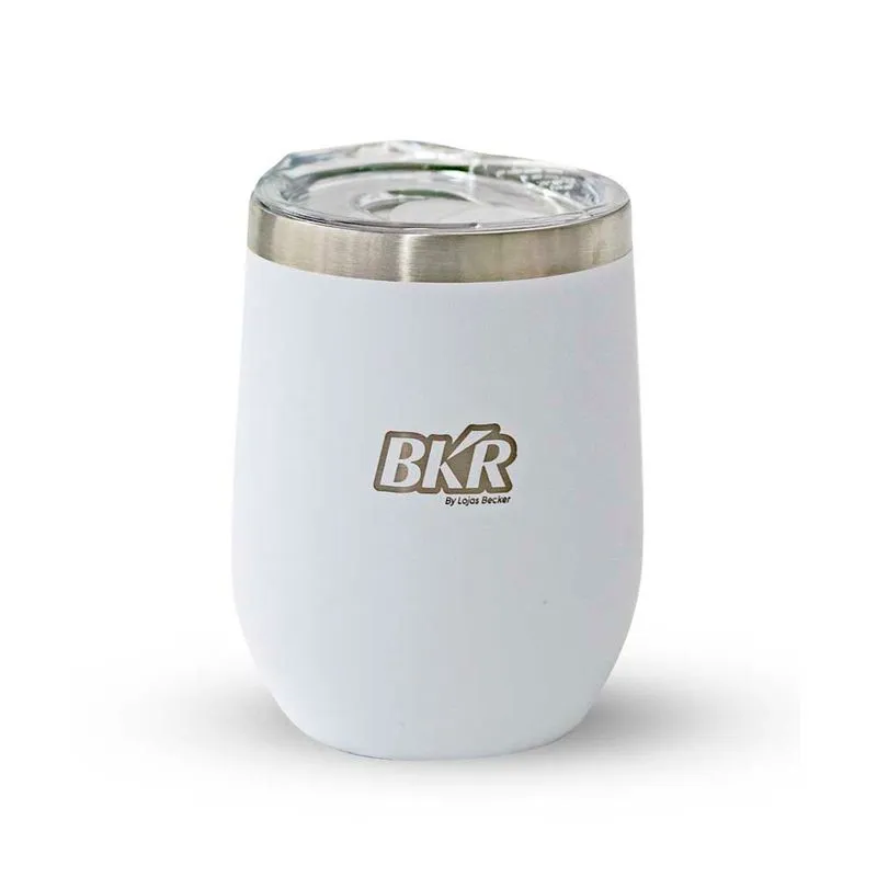 Copo Térmico Inox BKR 350ml - Branco