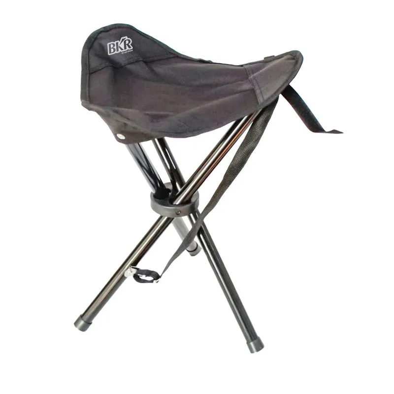 Banqueta Dobrável Camping BKR - Preta