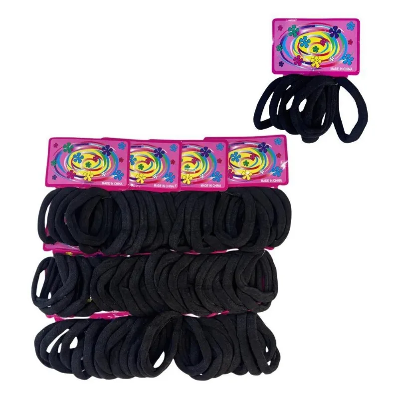 Elástico Rabico Para Cabelo Tipo Meia Pacote 72 Un. Xuxinha