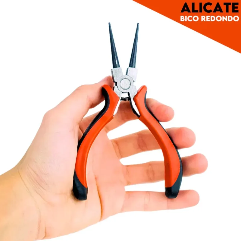 Alicate Bico Redondo - Profissional Para Artesanato e Bijuterias