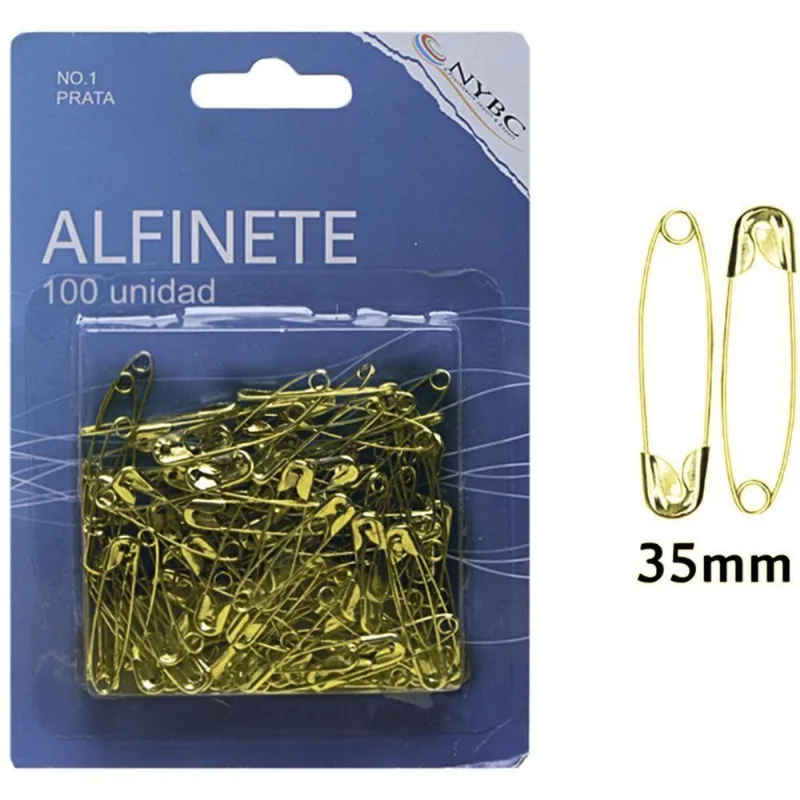 Alfinete Seguranca N.01 Dourado