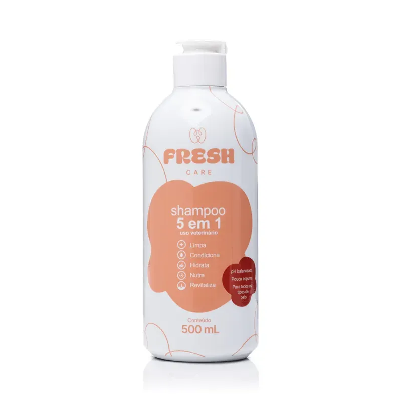 Shampoo 5 em 1 Fresh Care para Cães 500 ml