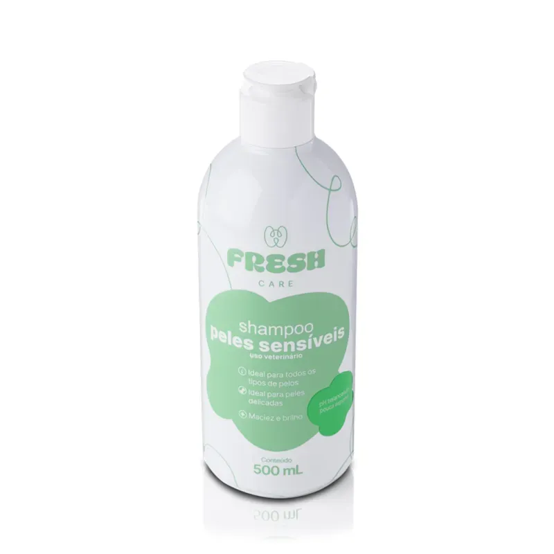 Shampoo Fresh Care Peles Sensíveis Cães 500 ml