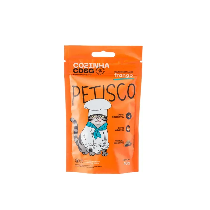Petisco Nugget para Gatos Frango Cansei de Ser Gato 40 g