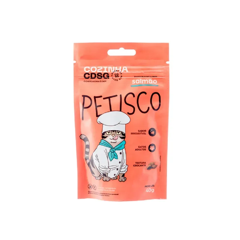 Petisco Nugget para Gatos Salmão Cansei de Ser Gato 40 g
