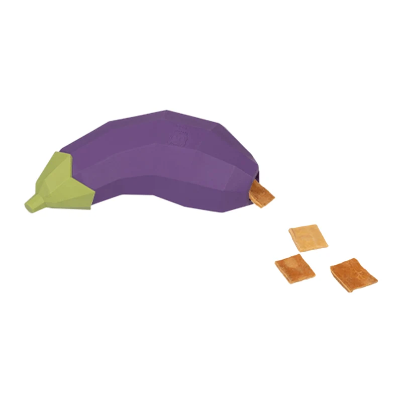 Juguete para perros Superveggiez Eggplant Zee.Dog SIN SABOR