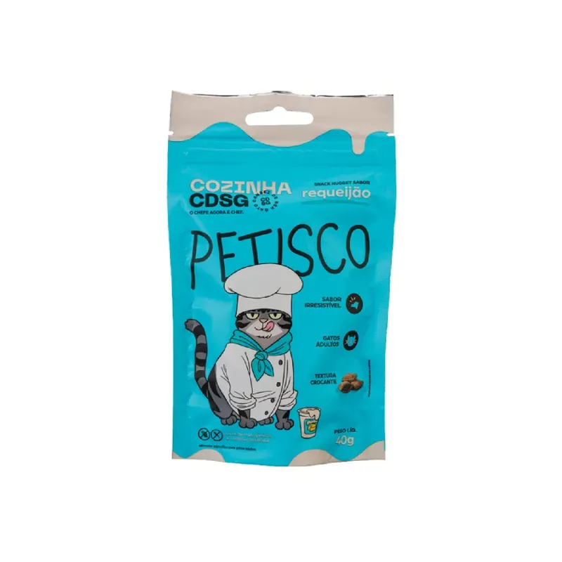 Petisco Nugget para Gatos Requeijão Cansei de Ser Gato 40 g