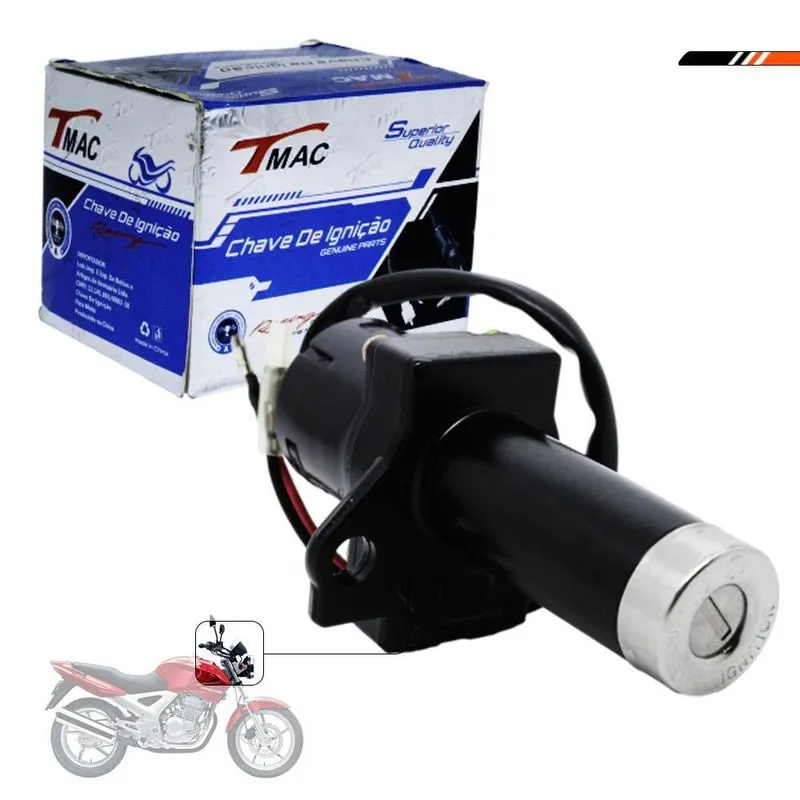 Chave De Contato Ignição Cbx Twister 250 2001 A 2005 T-mac