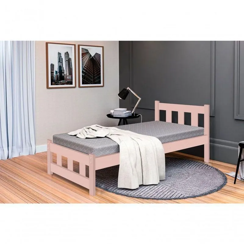 Cama Pop Solteiro Rose