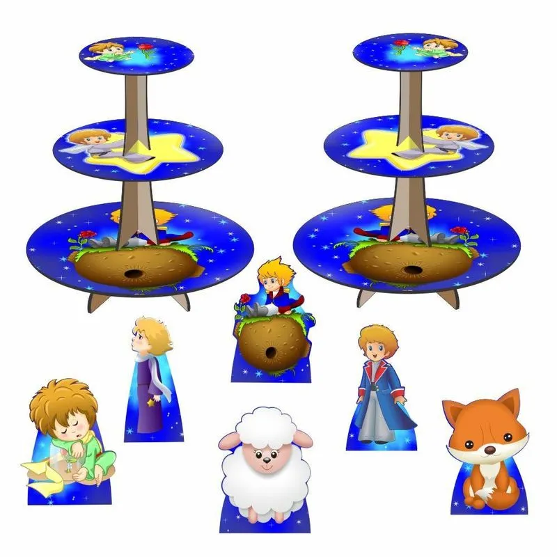 O Pequeno Príncipe Kit 2 Baleiros 6 Displays De Mesa