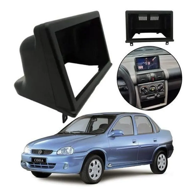 Moldura 2 Din Fiamon Corsa 1 Geração Hatch E Sedan/Classic +