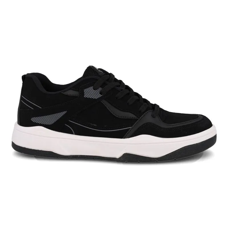 Tênis Casual Masculino Done Head Preto PRETO/BRANCO - 42