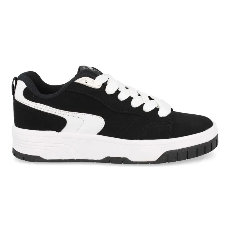 Tênis Preto Streetwear Done Head Masculino PRETO/BRANCO/BRANCO - 40
