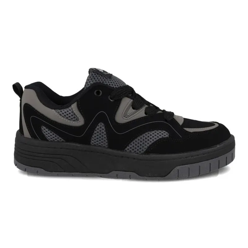 Tênis Masculino Done Head Preto Grafite Sintético Casual 43