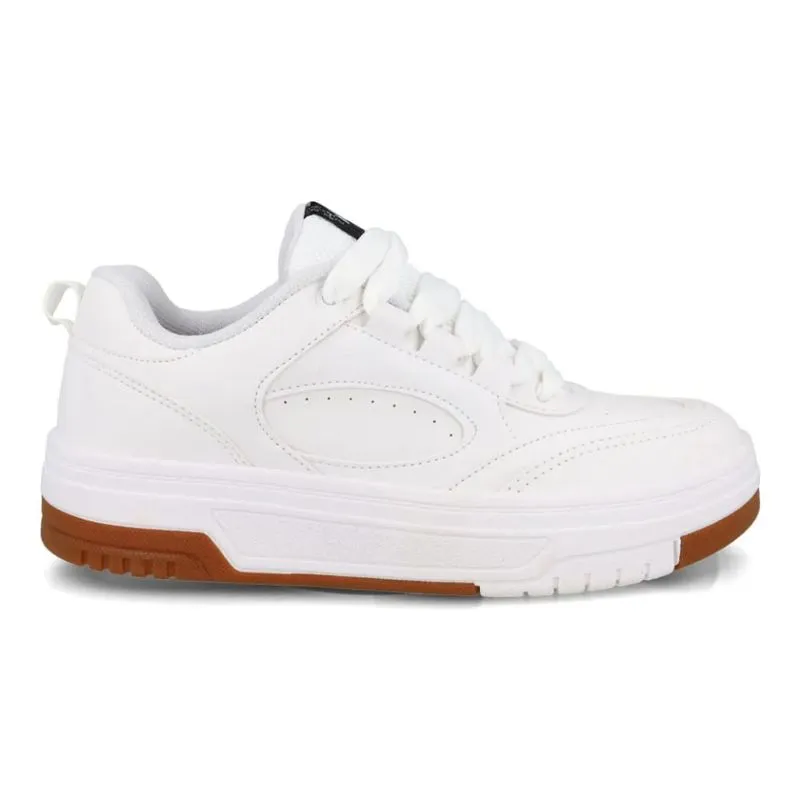 Tênis Feminino Done Head Casual Branco Sintético Casual 38