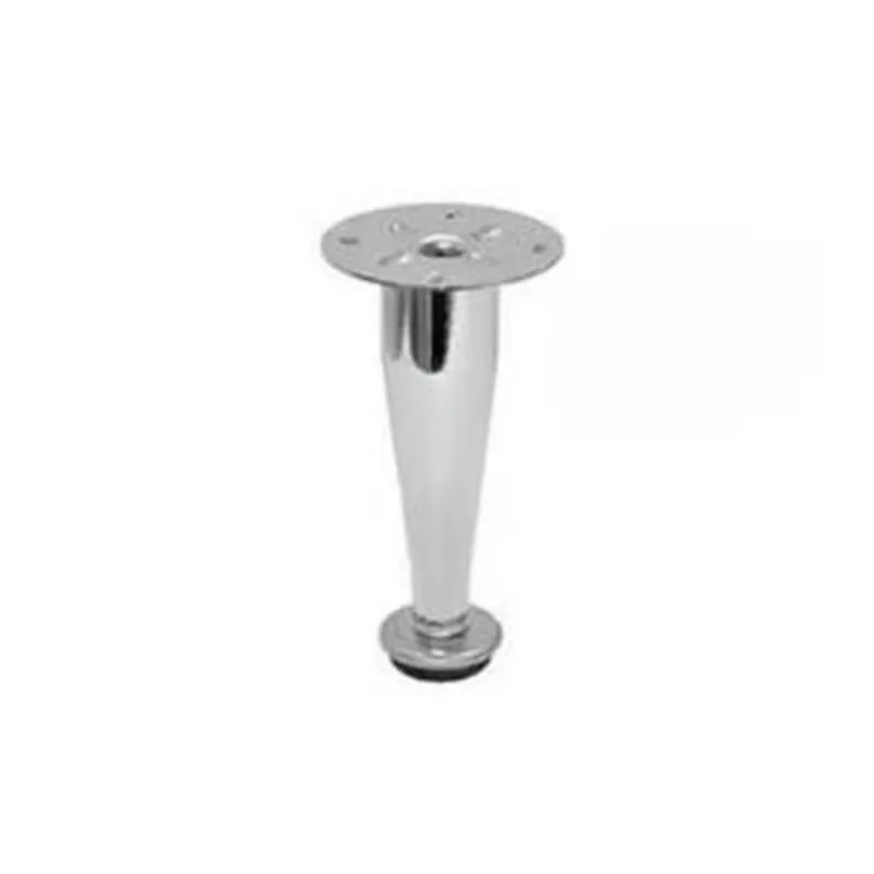 Pe Conico Cromado Com Regulagem 100Mm Metalnox