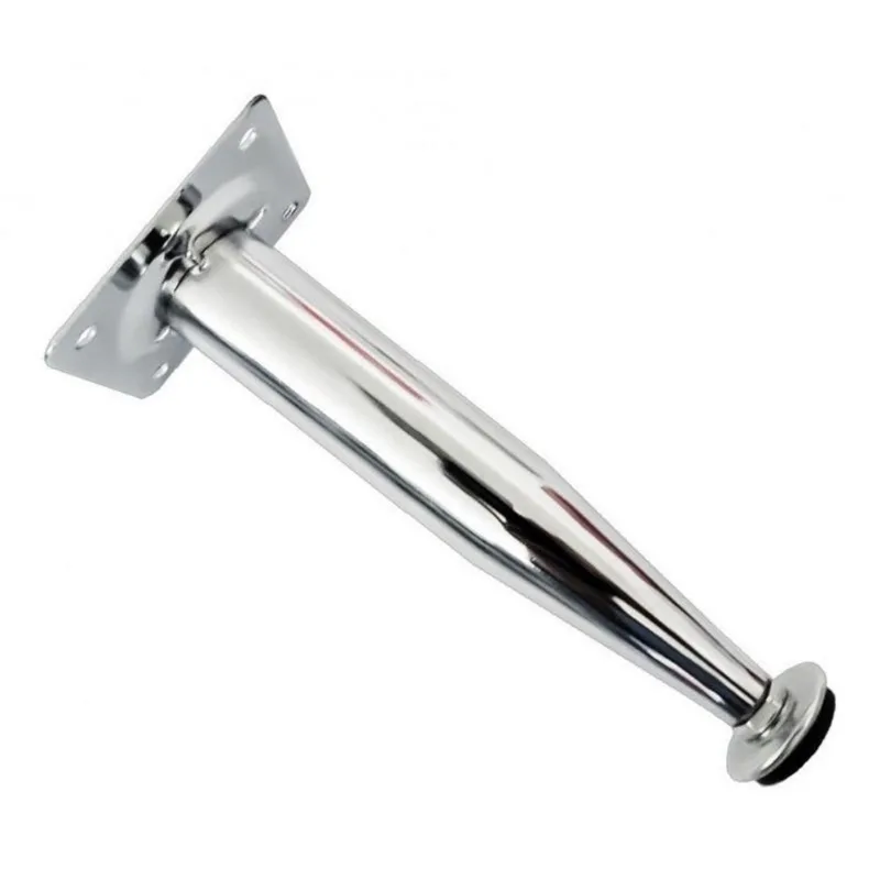 Pe Conico Cromado Com Regulagem 150Mm Renna