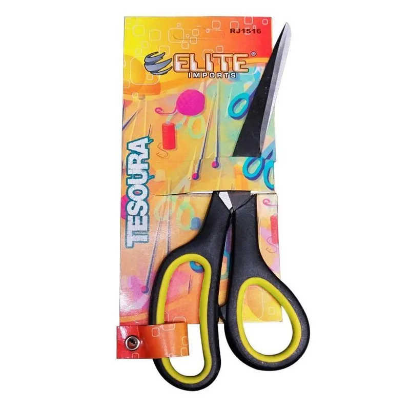 Tesoura Elite Aço Inox 21cm - Uso Geral