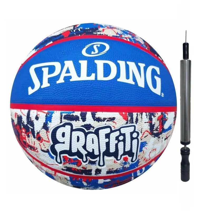 Bola Basquete Spalding Graffiti - Borracha, Tamanho 7