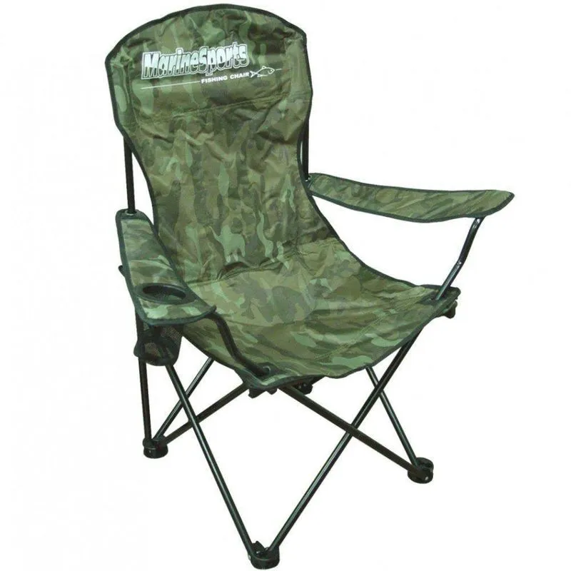 Cadeira Dobravel De Pesca Camping Com Braço