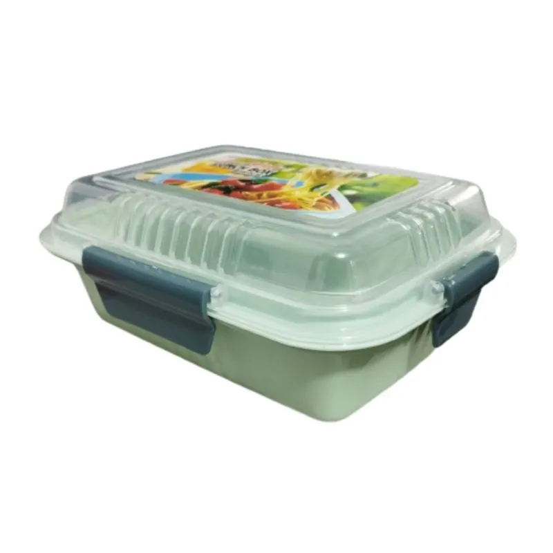 Conjunto Marmiteira Lancheira De Plástico C/ Colher