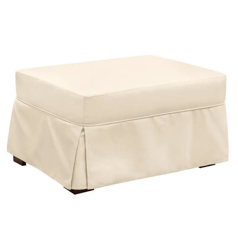 Puff Cama Solteiro Lúcia Suede D05 Marfim - Mpozenato