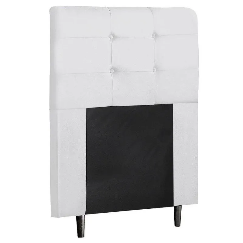 Cabeceira de Solteiro 90cm Luna I02 Corano Branco Mpozenato