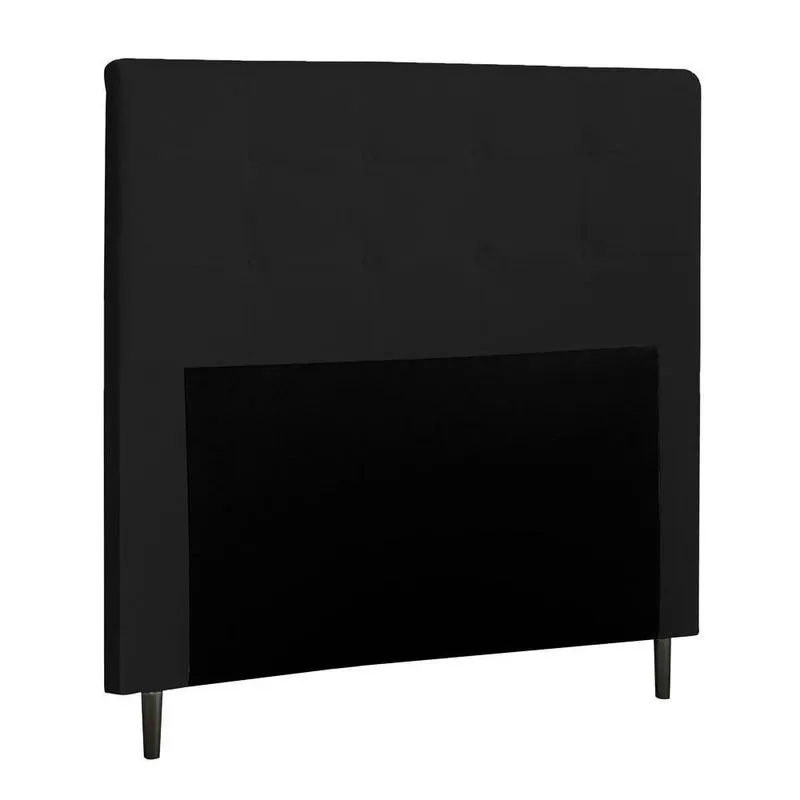 Cabeceira De Casal Queen 160Cm Luna I02 Corano Preto
