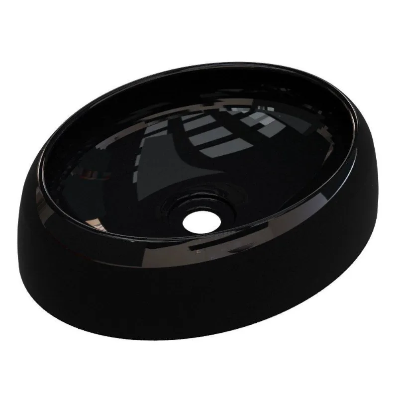 Cuba Pia De Apoio Oval Capri Preto