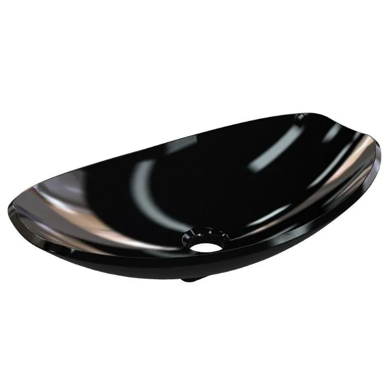 Cuba Pia De Apoio Para Banheiro Canoa Luxo 45 C08 Preto