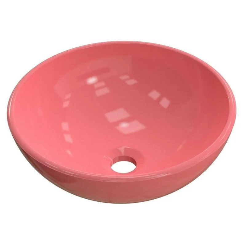 Cuba Pia De Apoio Redonda Bowl Rosa