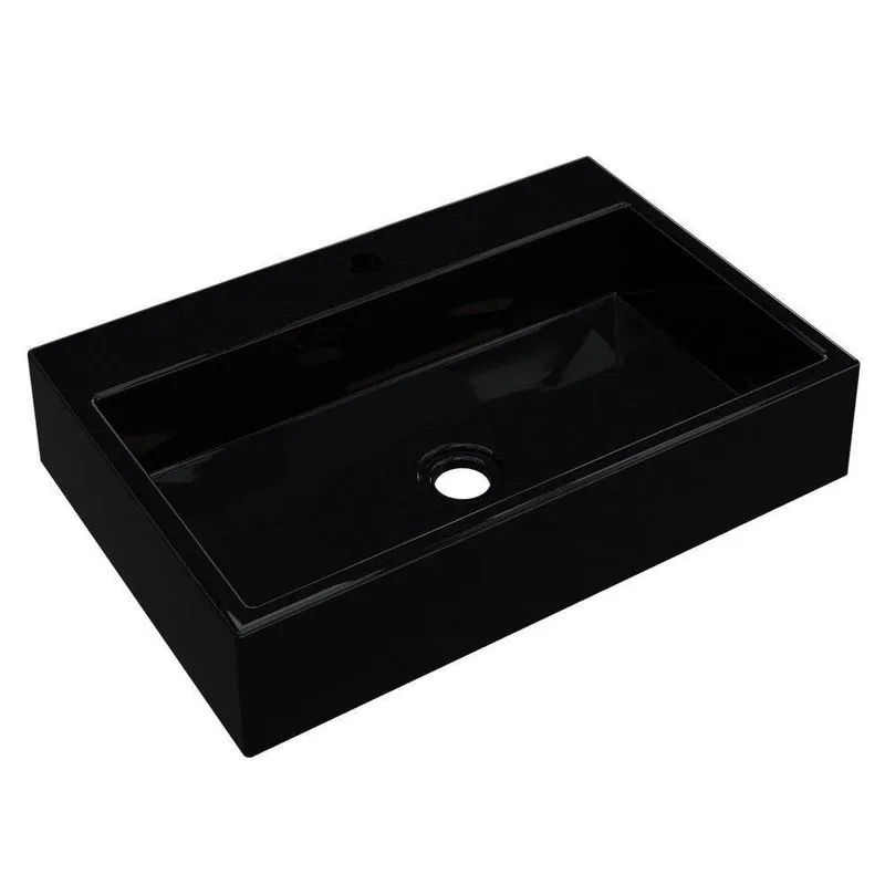Cuba Pia De Apoio Retangular Florenza Preto