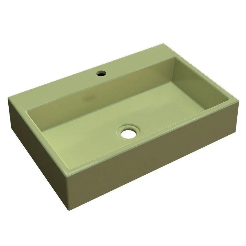 Cuba Pia De Apoio Retangular Florenza Verde Acqua