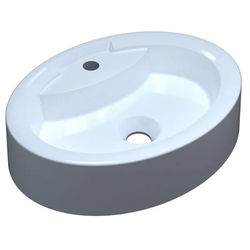 Cuba Pia De Apoio Oval Branco