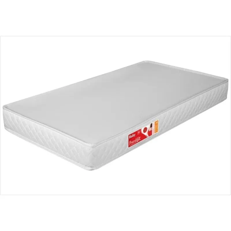 Colchão Para Berço Liso Branco 130 X 70 X 10 Cm D18 - Prorelax